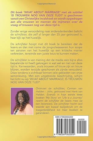 What About Marriage – achterkant